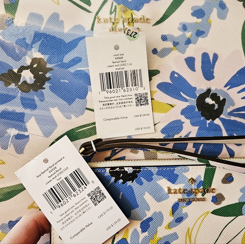 Kate Spade Wristlet OR Laptop/Tablet Sleeve, NWT - Picture 2 of 16